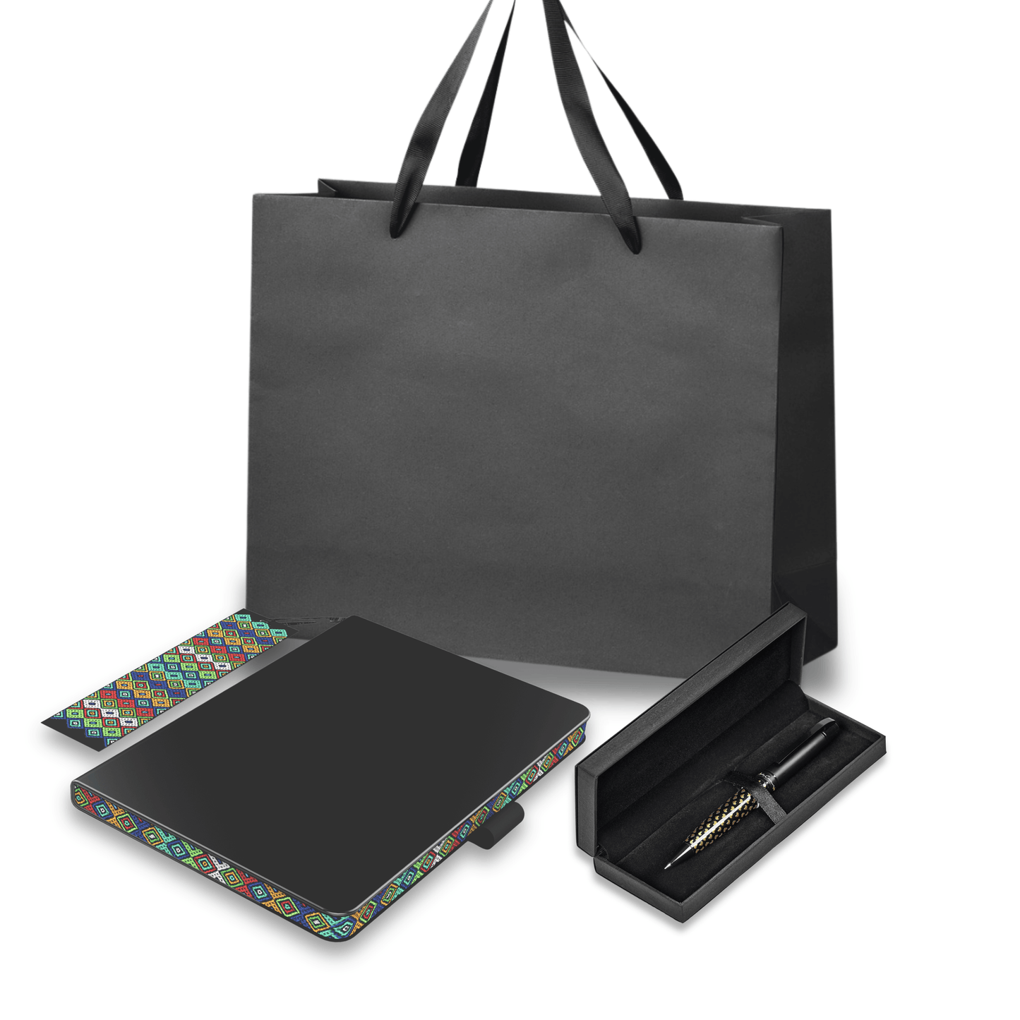 Afrique A5 Notebook and Afrique Gold Ball Pen Gift Set