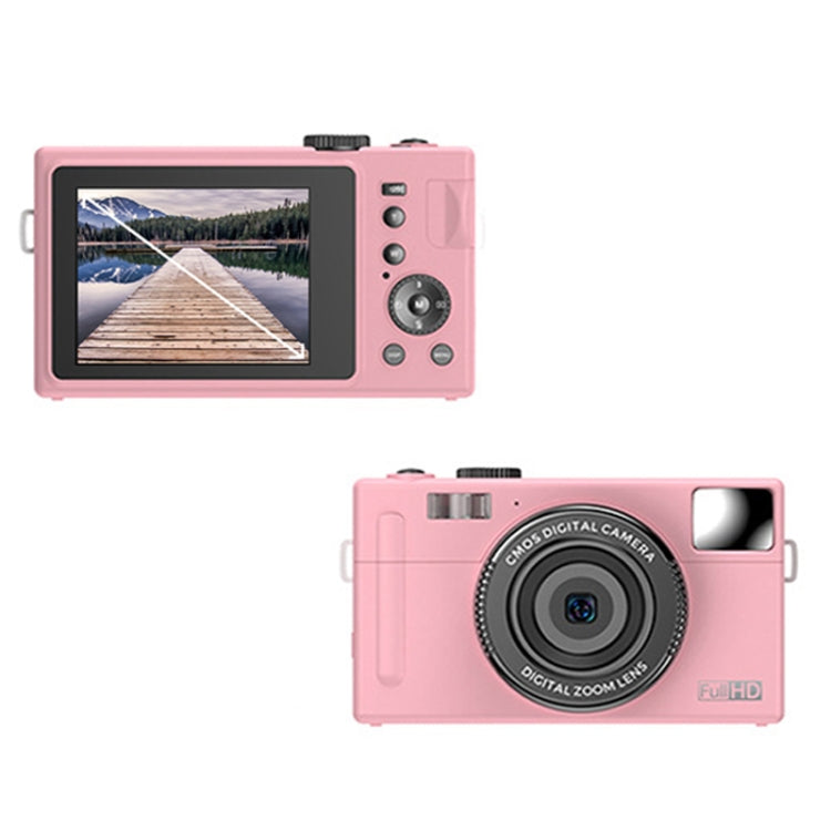 R1 48 Million HD Pixels 3 0 Inch IPS Screen Children Digital Camera Spec Pink
