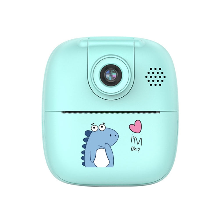 A18 HD Printable Cartoon Kids Digital Camera with Rotating Lens Spec Blue