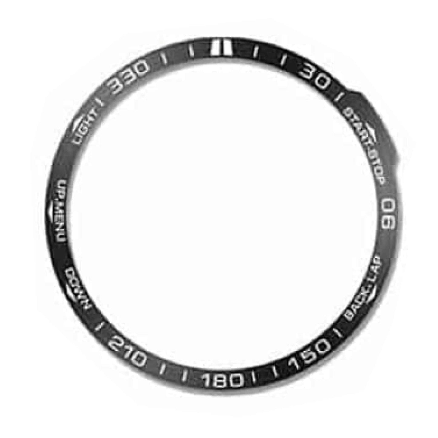 Bezel for Garmin Fenix 7S watch - Black