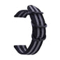 22MM Universal Watch Replacement Nylon Strap - Black & Grey
