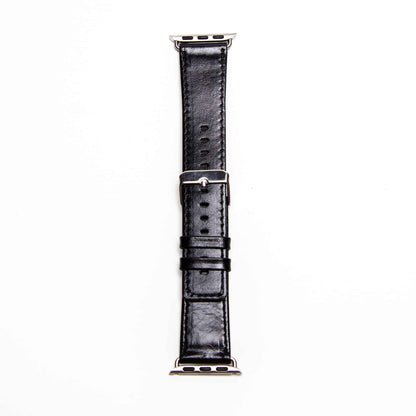 Leather Strap for 42/44/45/49mm Apple Watch- Dark Brown