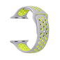 Silicone Strap for 38/40/41mm Apple Watch (S/M) - Grey & Yellow