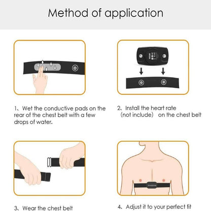 Soft Universal Replacement Exercise Heart Rate Monitor Strap