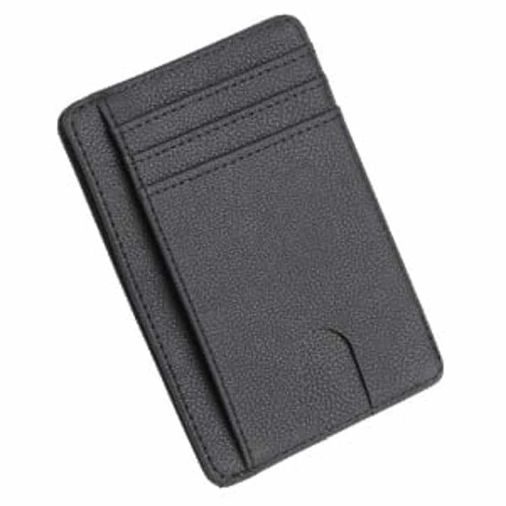 Minimalist Vegan Leather CardCash Holder RFID Protection