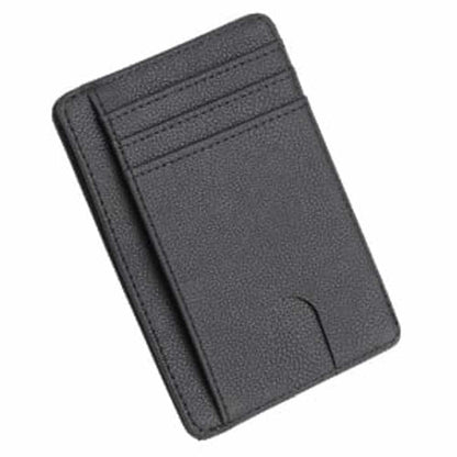 Minimalist Vegan Leather CardCash Holder RFID Protection