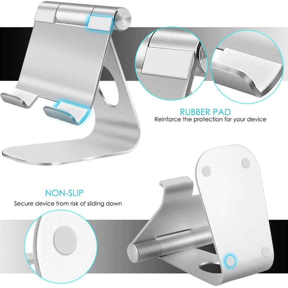 Universal 270-Degree Adjustable Phone iPad Tablet Dock Stand