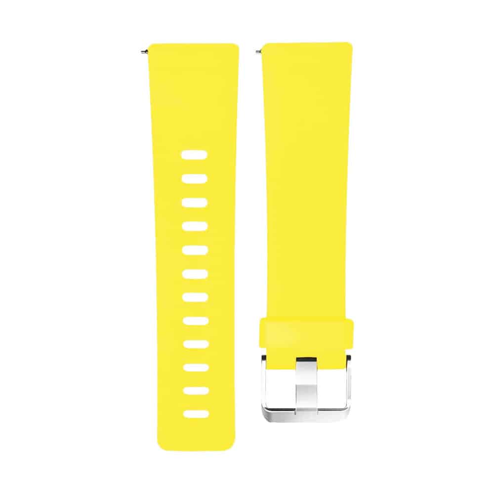 Silicone Strap for Fitbit Versa/Versa 2 (S/M) - Yellow