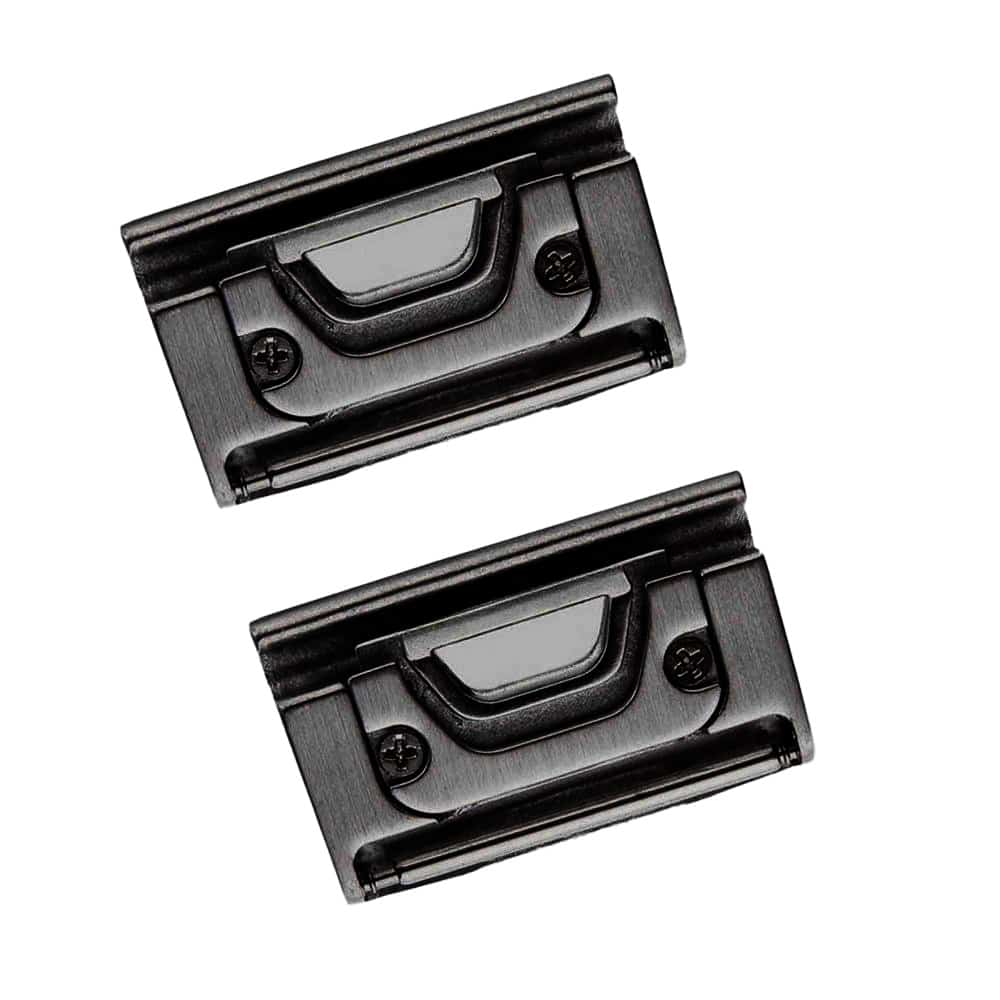 20mm Steel Adapter Connectors for Garmin Fenix 5S- Black