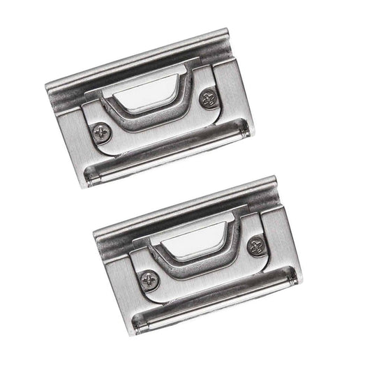 22mm Garmin Fenix 5/6 strap steel adapter connectors - Silver