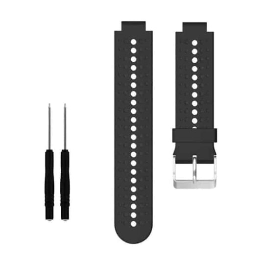 23mm Silicone Strap Forerunner220/230/235/620/630 Black
