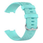 Silicone Strap for Fitbit Charge 3/4, Sense S/M - Turquoise Blue