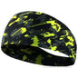Sports Sweat Head Band/Buff for Yoga, Running, Cycling - Yellow