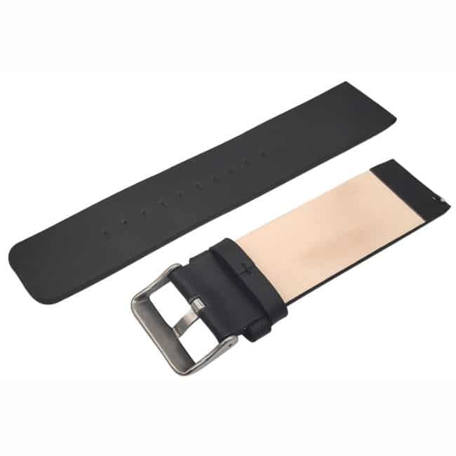 22mm Leather Strap for Fitbit Versa/Versa 2/ Versa Lite- Blue