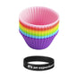 Silicone Round Mini Baking Muffin Moulds 5cm