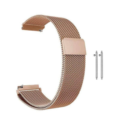 22mm Samsung S3 Frontier/Classic Milanese Strap -Rose Gold