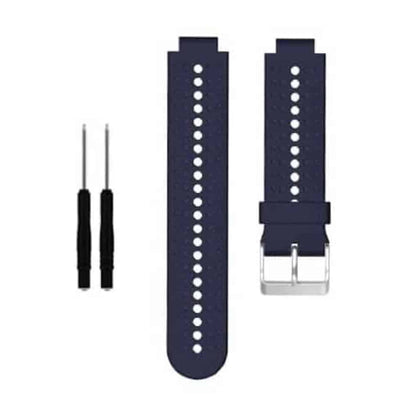 23mm Silicone Strap for Garmin Forerunner 220/230/235/620/630  - Navy