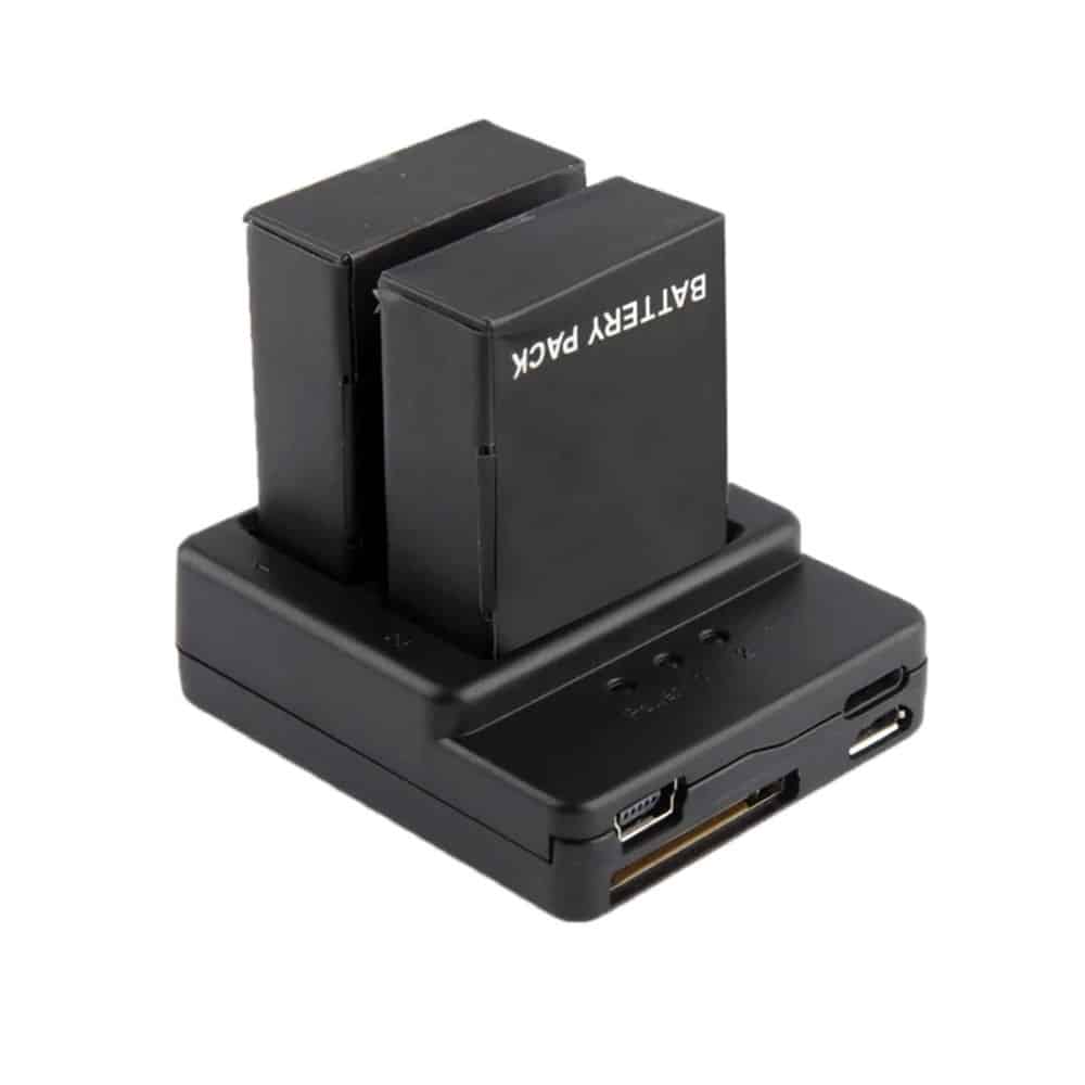 Action Mounts Dual Battery Charger for GoPro Hero 3/ 3+ (AHDBT-301 & 201)