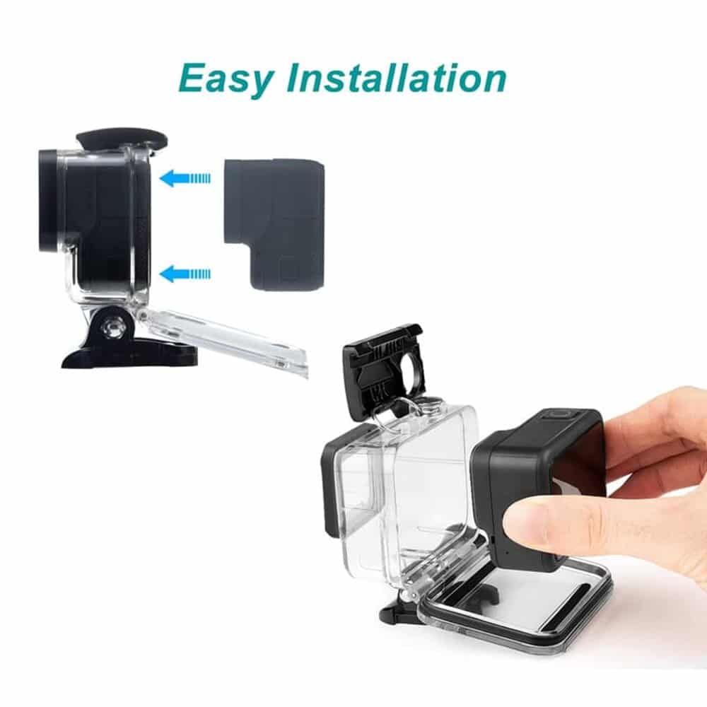 Action Mounts Waterproof Shell Housing with Base & Screw for GoPro Hero 5