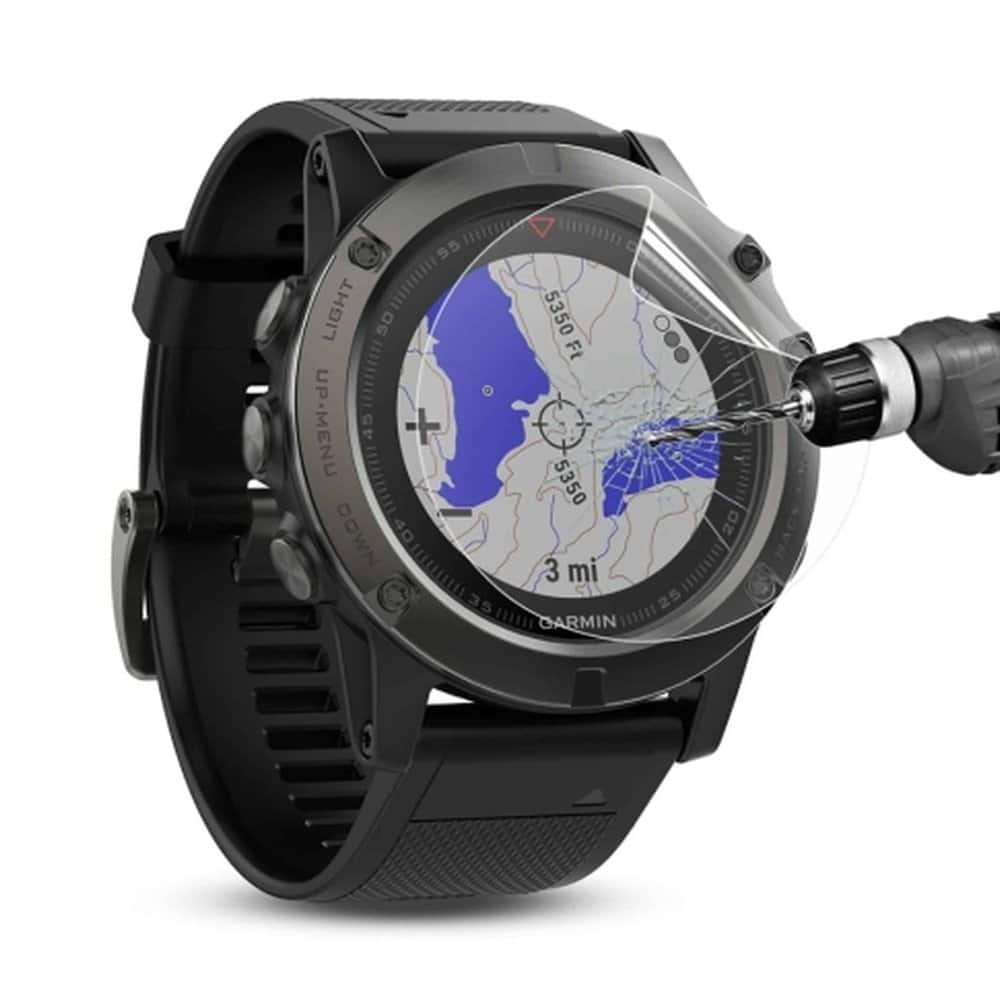 40.5mm Glass Screen Protector for Garmin Fenix 5X x3 Combo