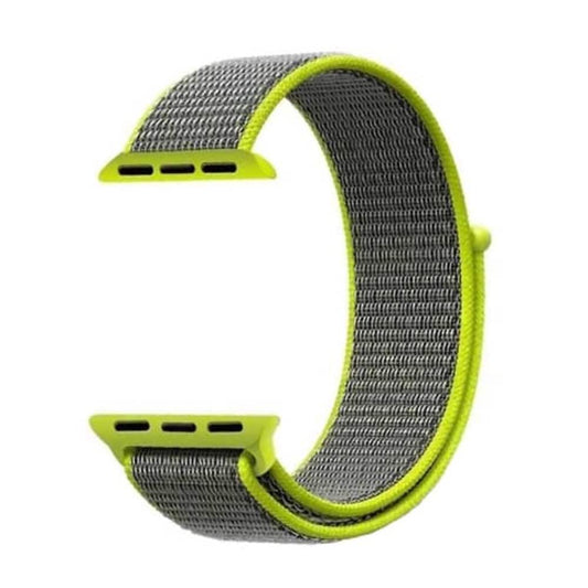 Velcro Nylon Strap for 42/44/45/49mm Apple Watch- Yellow