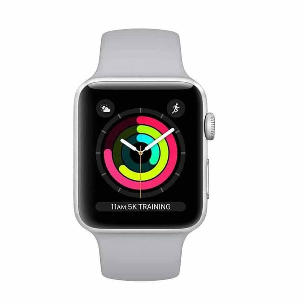 38/40/41mm Apple iWatch  Silicone Strap (M-L)- Timberwolf Grey