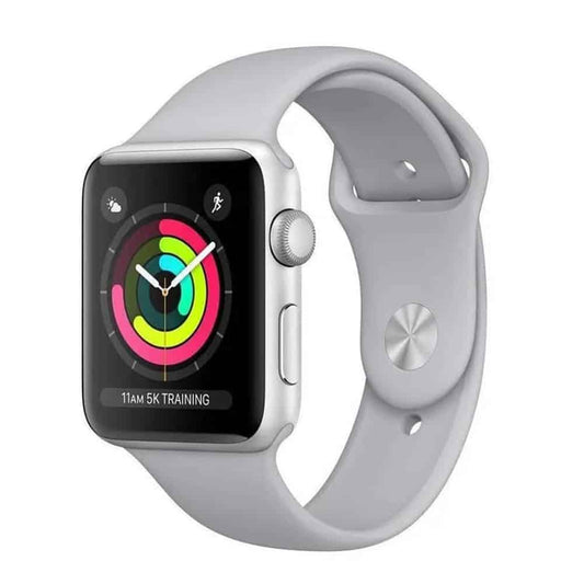 38/40/41mm Apple iWatch  Silicone Strap (M-L)- Timberwolf Grey