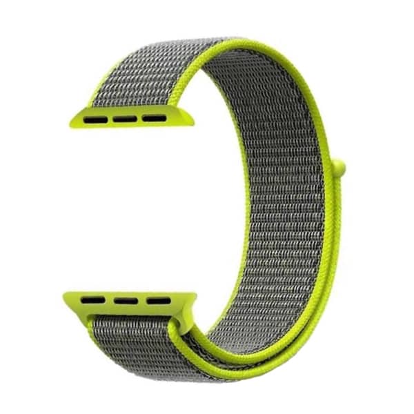 Velcro Nylon Strap for 38/40/41mm Apple Watch-Yellow