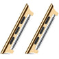 Replacement Lugs for 42mm 44mm Apple Watch- Gold