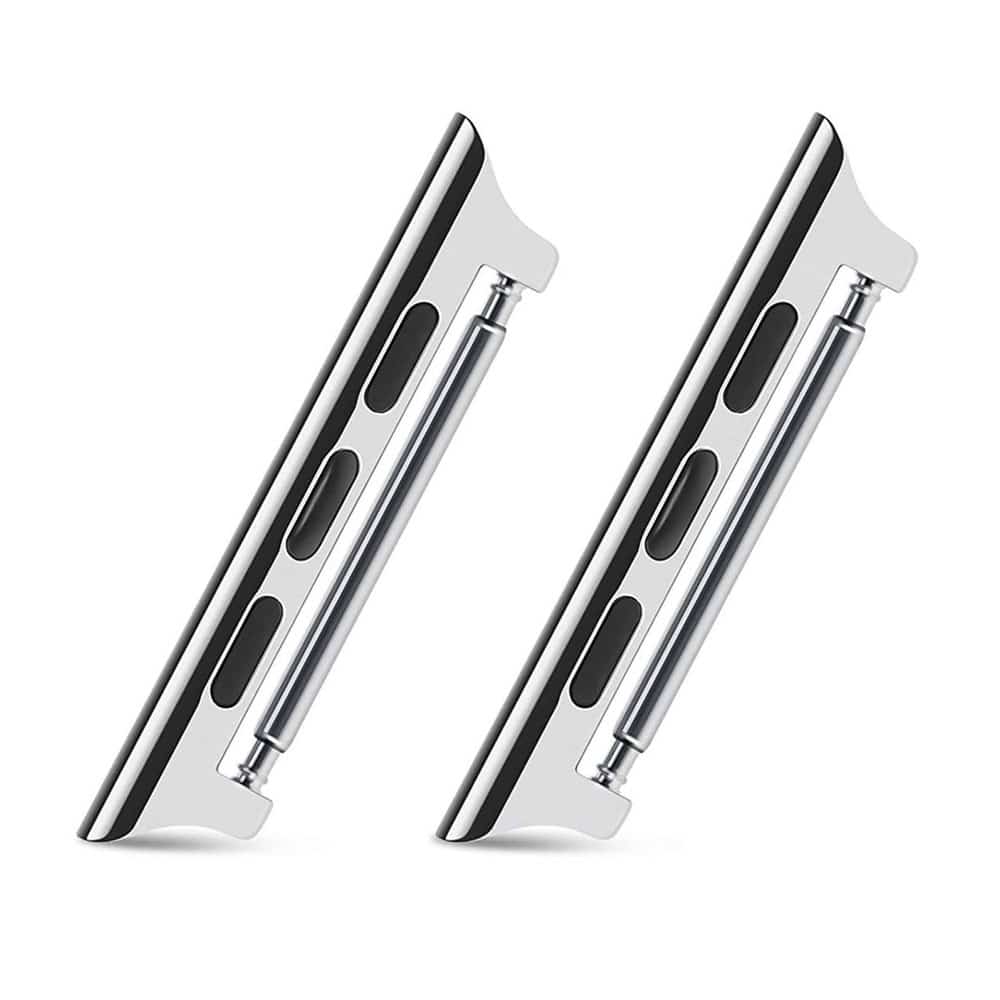 Replacement Lugs for 42mm 44mm Apple Watch- Silver