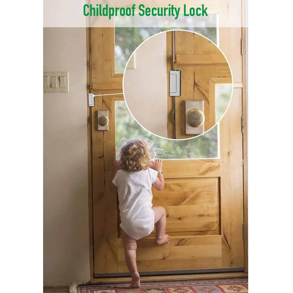 Easy Install Childproof Home Security Reinforced Door Lock x 2 Combo
