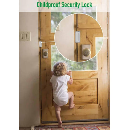 Easy Install Childproof Home Security Reinforced Door Lock x 2 Combo