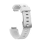 Silicone Strap for Fitbit Inspire/Inspire HR/Fitbit Ace 2 (S/M) - White
