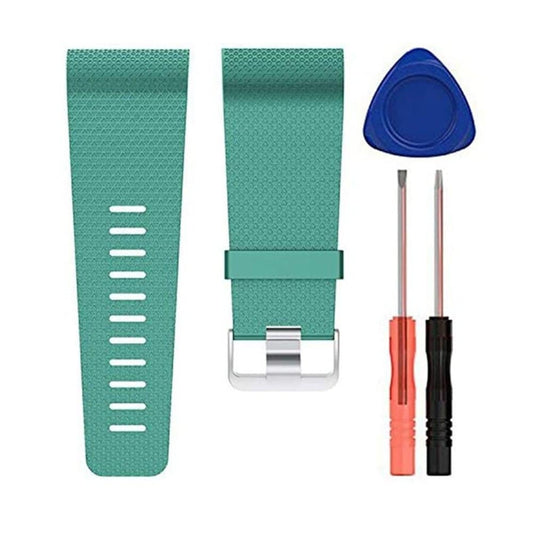 Silicone Strap for Fitbit Surge (S/M) - Frost Blue