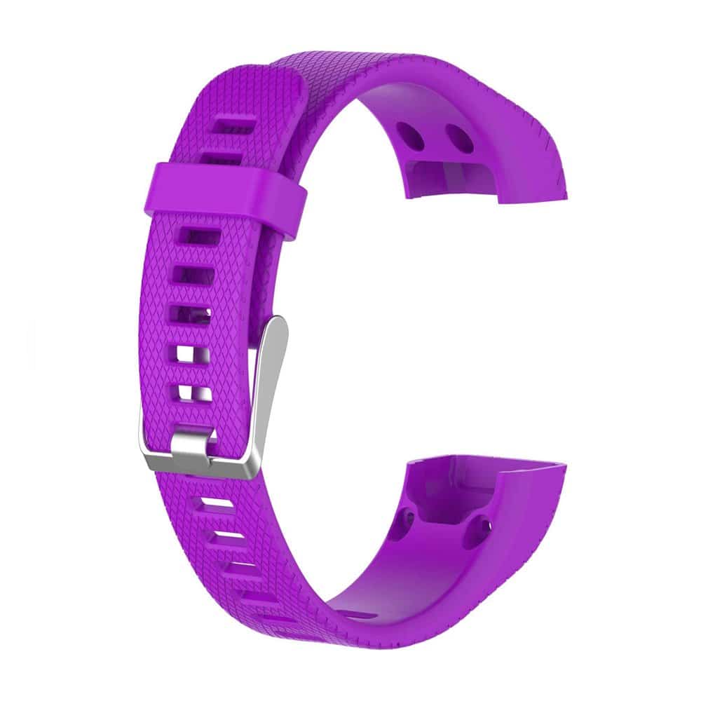 Silicone Strap for Garmin Approach X10,X40, Vivosmart HR+ Purple
