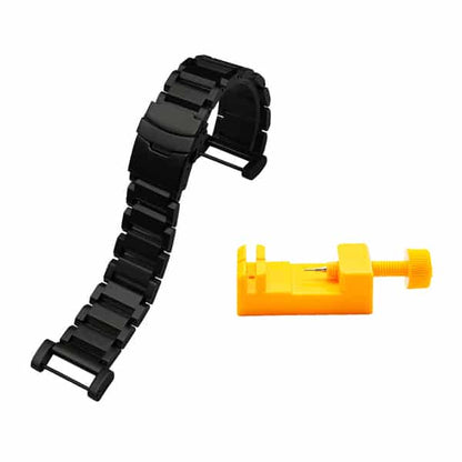 Stainless Steel Strap w/ Link Tool for Suunto Core- Silver