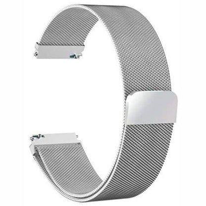 Universal 22mm Replacement Milanese Strap- Silver- S/M
