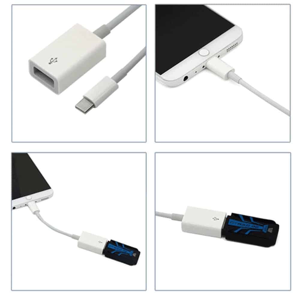 5 GBPS Fast USB-C to USB 3.0 Cable Adapter for MacBook Pro