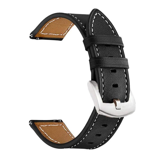 Polar Vantage M replacement genuine leather strap - Black