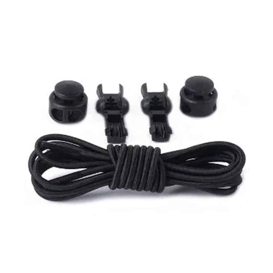 Lazy No-Tie Elastic Speed Shoelaces - Black