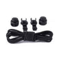 Lazy No-Tie Elastic Speed Shoelaces - Black