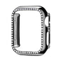 44mm Apple Watch Rhinestone PC Shiny Protective Frame - Black