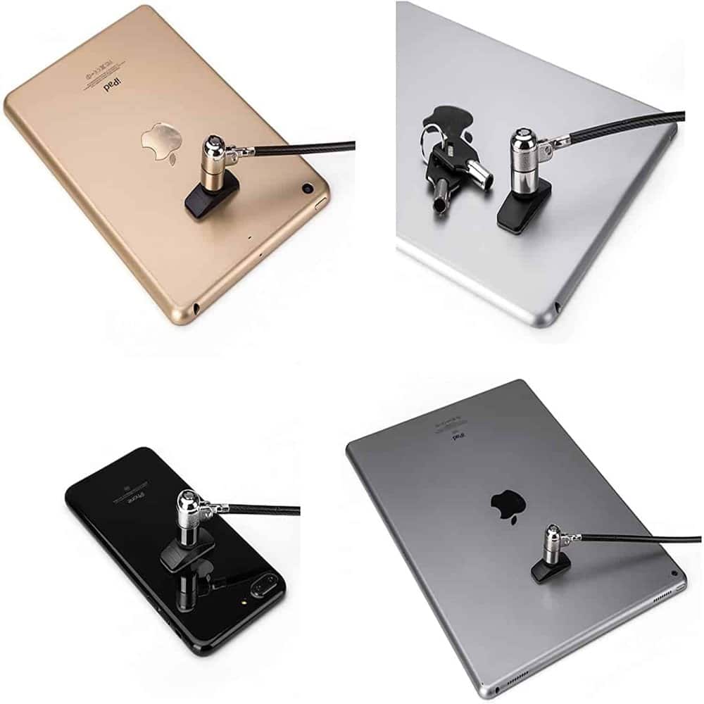 Anti-Theft Hardware Cable Lock- PC, Laptop, Tablet & Phone x5 Combo