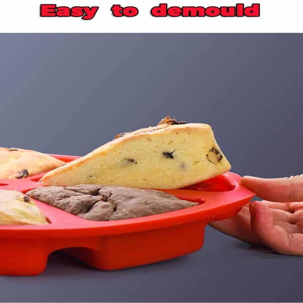 Triangle Dishwasher Safe Non-Stick Silicone Baking Cake Mould