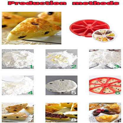 Triangle Dishwasher Safe Non-Stick Silicone Baking Cake Mould