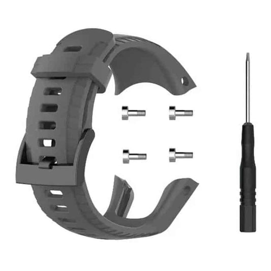Suunto 5 replacement silicone strap - Grey