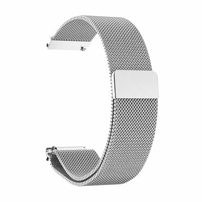 Universal 22mm Replacement Milanese Strap- Silver- S/M