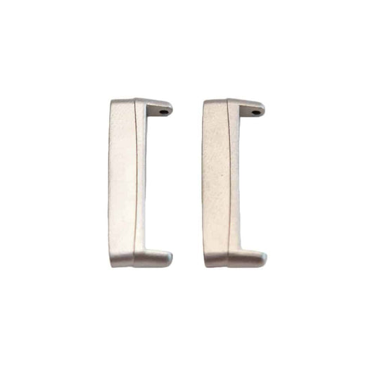 Stainless Steel Adapter Connectors for Fitbit Versa 3- Silver