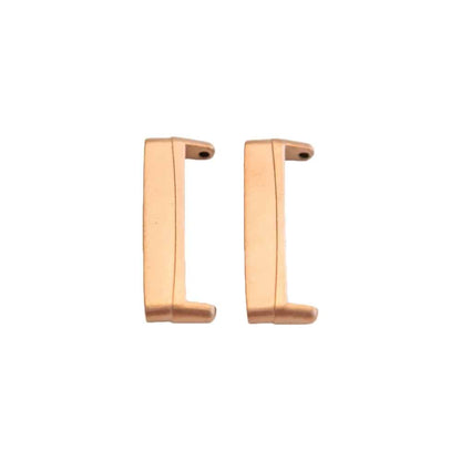 Stainless Steel Adapter Connectors for Fitbit Versa 3- Rose Gold