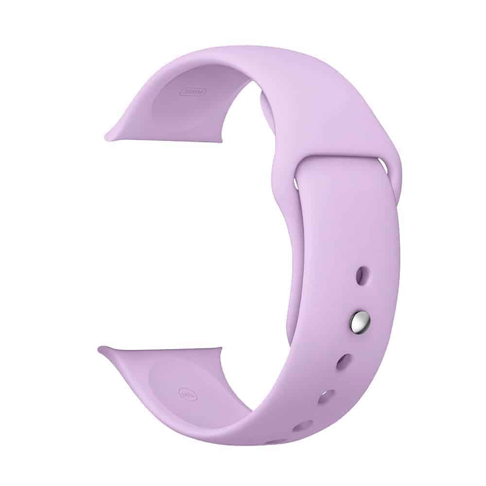 38/40/41mm Apple Watch silicone strap - Lavender (M-L)